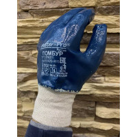 Перчатки рабочие Master-Pro® ПОМБУР х/б с нитриловым покрытием 1 пара 8327-CNI-1