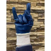 Перчатки рабочие Master-Pro® ПОМБУР х/б с нитриловым покрытием 1 пара 8327-CNI-1