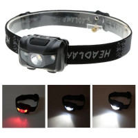 Налобный фонарь Focusray 1052 1W+2 красных светодиода 628717