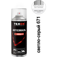 Автоэмаль 1К ремонтная светло-серый 671 аэрозоль 520 мл TEXON ТХ651673 TX651673