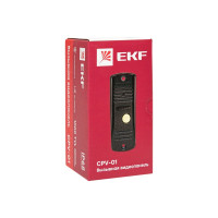 Вызывная видеопанель EKF CPV-01 медь 4провода 1000TVL IP65 int-cpv-01