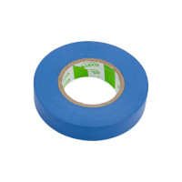 Изолента Econ 15 мм х 20 м, 0,15 мм, синий 15201502