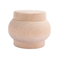 Мебельная опора Левша №1 d65 натур. дерево У8-9689