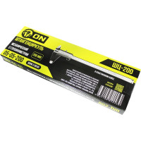 Штангенциркуль ON металлический, 200 мм с глубиномером, шаг 0,02мм, пластик кейс 05-05-200