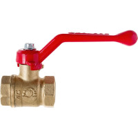 Латунный шаровой кран для воды VALFEX OPTIMA 1/2" ВР/ВР ручка-рычаг 11Б27фт1М VF.214.L0R1.012.Bir