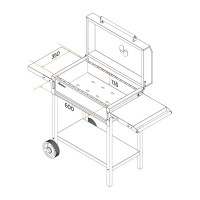 Передвижной мангал GRATAR МАН 205