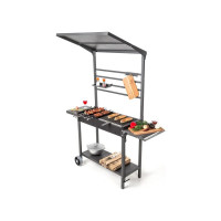 Мангал передвижной с крышей GRATAR МАН 304