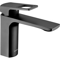 Смеситель для раковины Swedbe Kronos однорычажный, черный матовый 2010B