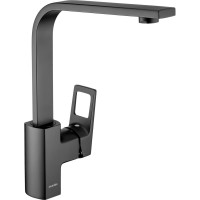Кухонный смеситель Swedbe Kronos черный матовый 2041B
