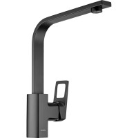 Кухонный смеситель Swedbe Kronos черный матовый 2041B