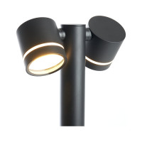 Садово-парковый светильник FERON DH1006, столб, 2хGX53 230V, черный, 11711