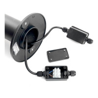 Садово-парковый светильник FERON DH1006, столб, 2хGX53 230V, черный, 11711