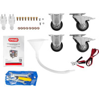 Генератор дизельный Спец SD-6700E4 1фаз,ном/макс=5,3/5,7кВт с электростар.,аккум.,колеса-4шт 3467 СПЕЦ-3467