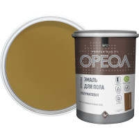Акриловая эмаль для пола Ореол (полуматовая; желто-коричневая; 0.9 кг) 73363