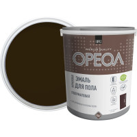 Акриловая эмаль для пола Ореол (полуматовая; венге; 2.3 кг) 73370
