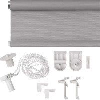 Рулонная штора PRAKTO JUTA 70x150 см, серый 8313187