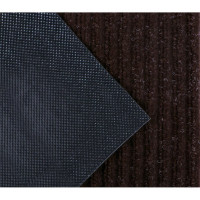 Грязезащитный коврик РемоКолор Ребро ПВХ, полиэстер, коричневый, 60x90 см 70-1-695