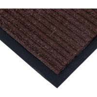 Грязезащитный коврик РемоКолор Ребро ПВХ, полиэстер, коричневый, 60x90 см 70-1-695