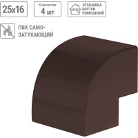 Внешний угол TDM ELECTRIC КМН, бук, 25х16 упаковка 4 шт SQ0411-0313