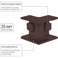 Внутренний угол TDM ELECTRIC КМВ, бук, 15х10 упаковка 4 шт SQ0411-0320