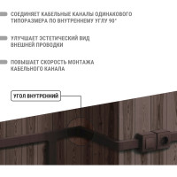 Внутренний угол TDM ELECTRIC КМВ 20х10 бук (4 шт./комплект) SQ0411-0322