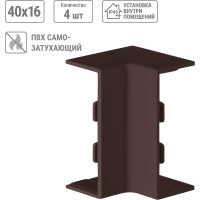 Внутренний угол TDM ELECTRIC КМВ, бук, 40х16 упаковка 4 шт SQ0411-0324