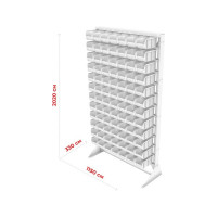 Стойка СТЕЛЛА-ТЕХНИК 1150x2000 односторонняя В1-00-12-00