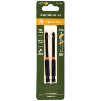 Бита ударная Дело Техники 1/4", PH3 × 90 мм, 2шт. 793352
