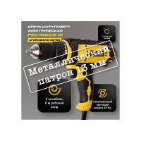 Электрическая дрель-шуруповерт PARTNERTOOL PED-1000/2-13