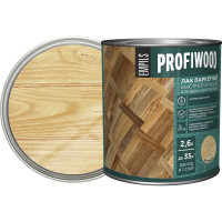 Алкидно-уретановый паркетный лак PROFIWOOD (быстросохнущий; матовый; 2.6 л; 2.4 кг) 62239