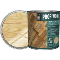 Алкидно-уретановый паркетный лак PROFIWOOD (быстросохнущий; глянцевый; 2.6 л; 2.4 кг) 62238
