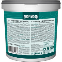 Водно-дисперсионный лак по дереву и камню PROFIWOOD (глянцевый; 0.8 л; 0.9 кг) 64974