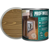 Алкидный антисептик PROFIWOOD (тонирующий; атмосферостойкий; орех; 2.5 л; 2.1 кг) 63861