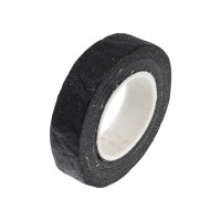 Изоляционная клейкая лента РемоКолор прорезиненная, х/б, черная, 18 мм х 6,5 м, 350 мкм, 80 г 49-5-101