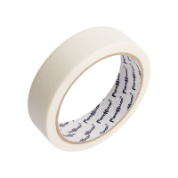 Малярная клейкая лента РемоКолор на бумажной основе, клей - синтетический каучук, 25 мм х 23 м 49-2-255