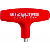 Т-образный торцевой ключ-отвертка IZELTAS 13x135 мм, длина 185 мм 4765190130