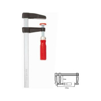 Короткая F-образная струбцина IZELTAS 250 мм 7310302505