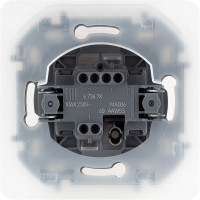 Переключатель Legrand одноклавишный IP44 Legrand Inspiria 10А 250В безвинтовые зажимы белый 673670