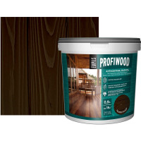 Водно-дисперсионный антисептик-лазурь PROFIWOOD (декоративный; атмосферостойкий; палисандр; 0.9 кг) 70023