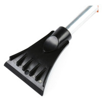 Автомобильная щетка для уборки снега РемоКолор со скребком, 75 см 60-6-053