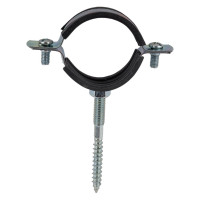 Сантехнический хомут РемоКолор шпилька + дюбель, 1 1/2, диаметр 48-52 мм 47-5-048