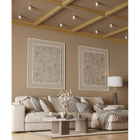 Карниз Cosca Decor 80 мм, интерьерный багет, античное золото СПБ035792