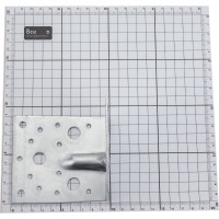 Крепежный усиленный уголок РемоКолор KUU 2 мм, 105x105x90 мм 710-0199