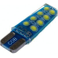 Автолампа SKYWAY диод, T10 (W5W), 12 В, 16 COB диодов, без цоколя, 1-конт., белая S08201512