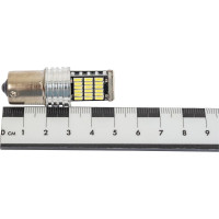 Автолампа SKYWAY диод S25 (P21W) 12V 45 SMD диодов 1-конт BA15s белая, 2 шт. S08201542