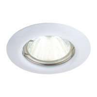Встраиваемый светильник Smartbuy под лампу MR16 белый выпуклый SBL-08WH-MR16
