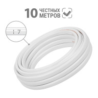 Провод ПГВВП TDM ELECTRIC 3x2,5 ГОСТ 10м, белый SQ0127-0357
