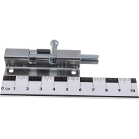 Задвижка Левша ШП-60 прямоугольная, цинк У1-2669.ЦБ