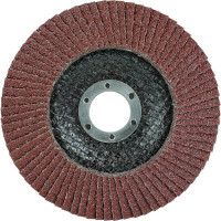 Диск абразивный шлифовальный лепестковый вогнутый 125x22.23 мм, P80 Berger BG BG1567