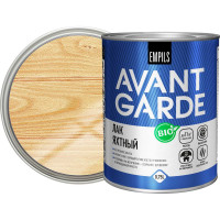 Яхтный лак Avantgarde высокой твердости, полуматовый, бесцветный, 0.75 л, 0.8 кг 77689